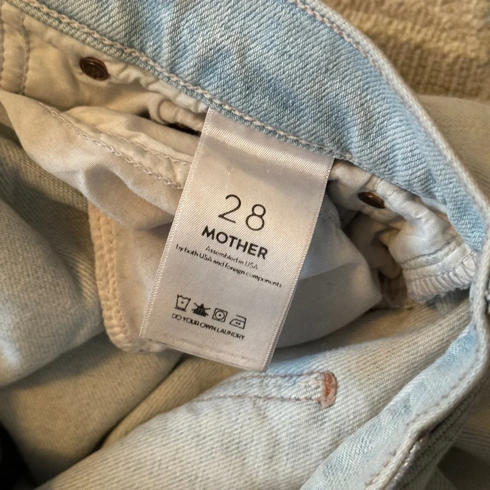 Mother The Tomcat Jeans Light Blue 28 - Picture 5 of 6